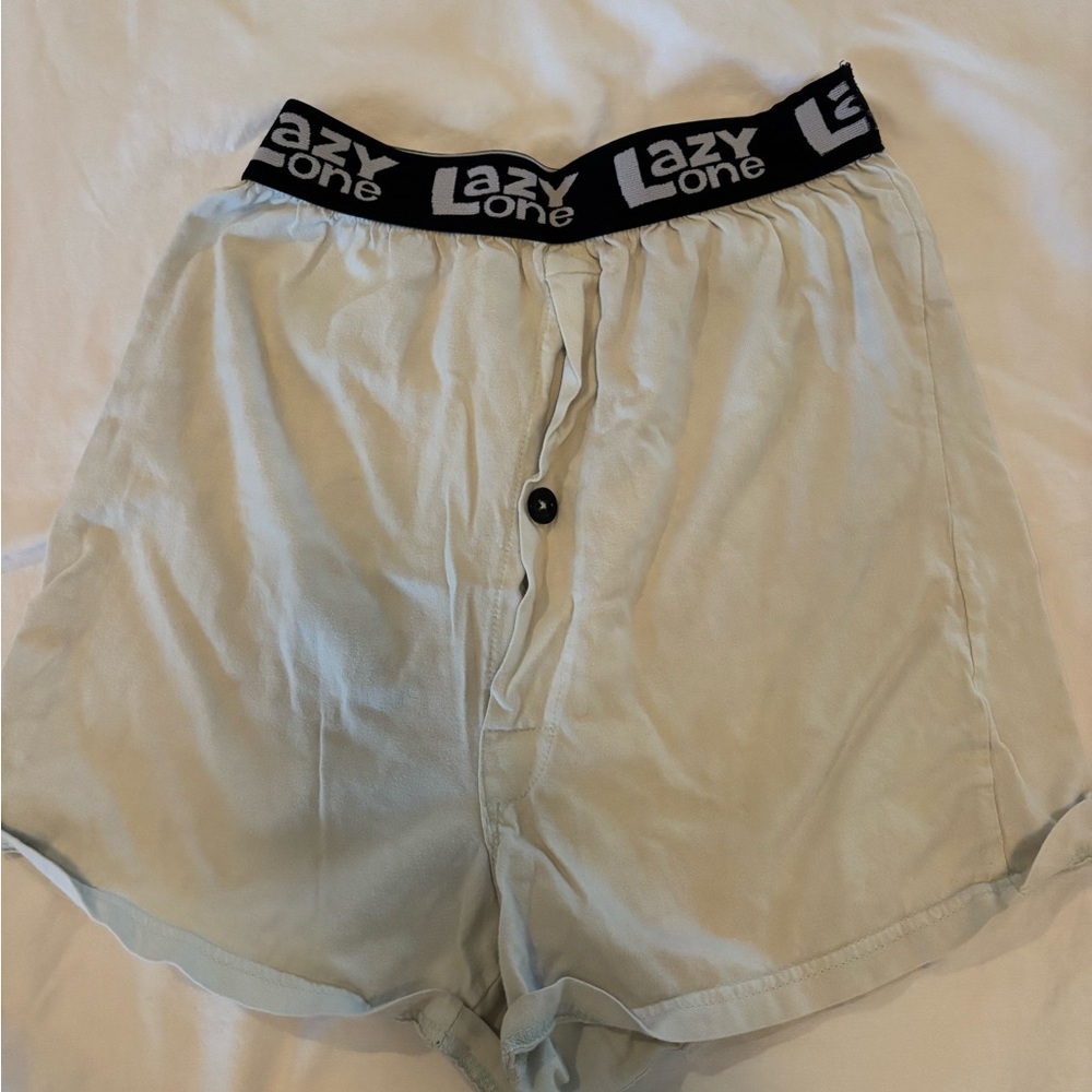 Lazy One Light Teal Trophy Husband Boxer Shorts Unisex